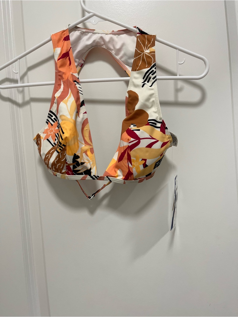 Roxy Women’s Bikini Tropical Pattern Two Piece Size Small NWT
